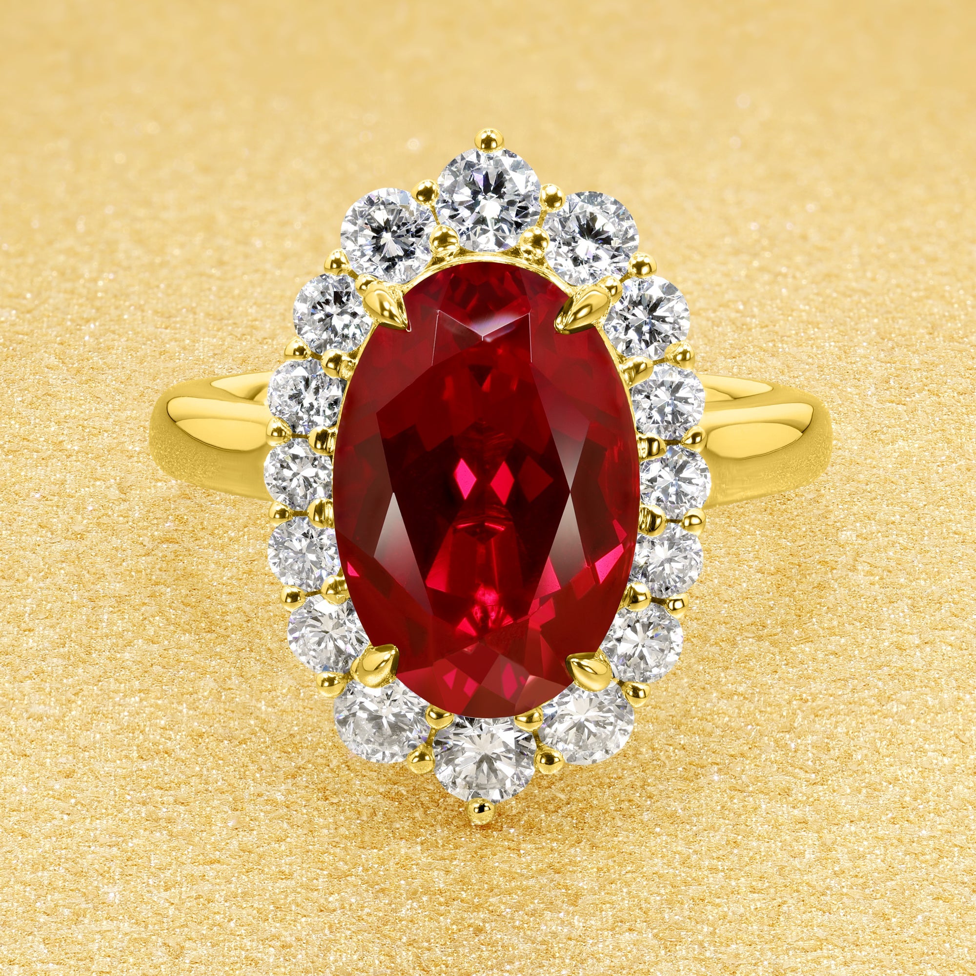 Ruby Engagement Rings