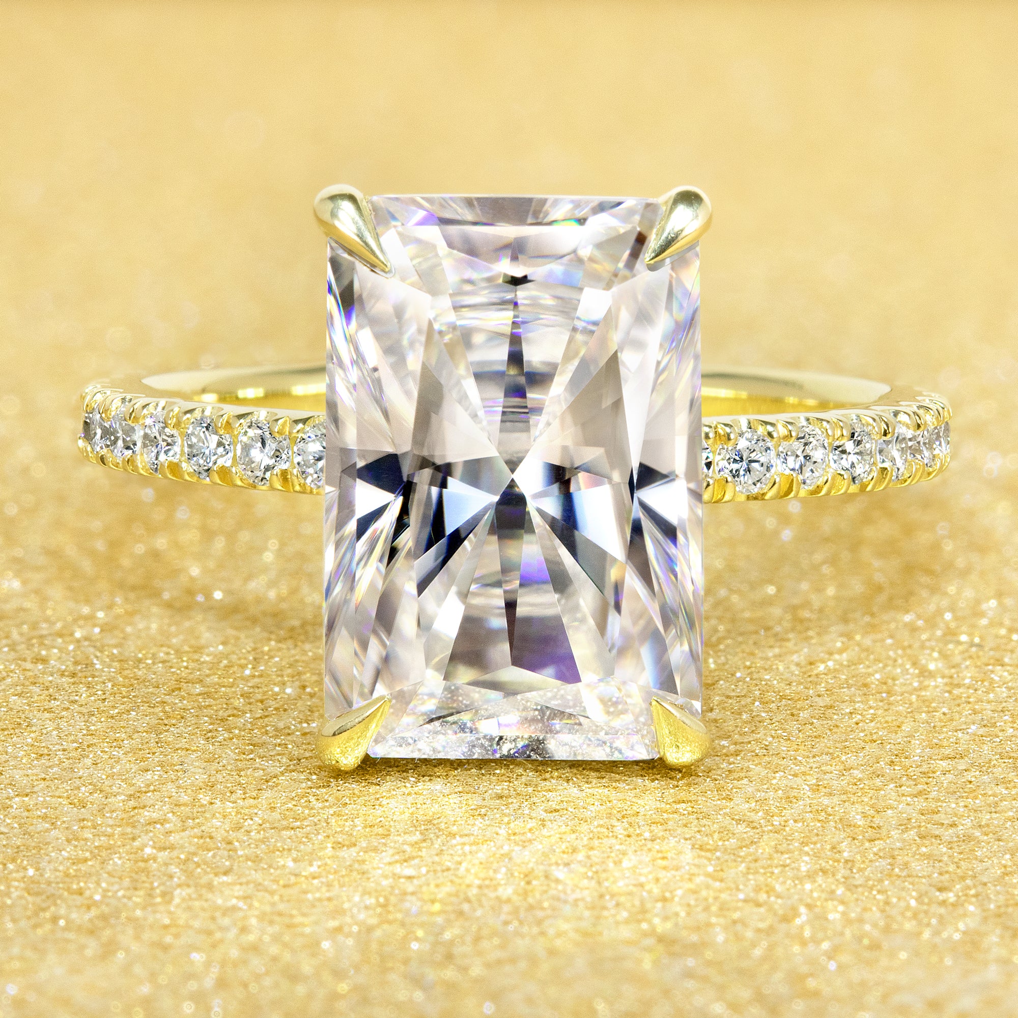 Pave Diamond Engagement Ring is the most popular engagement ring design available.