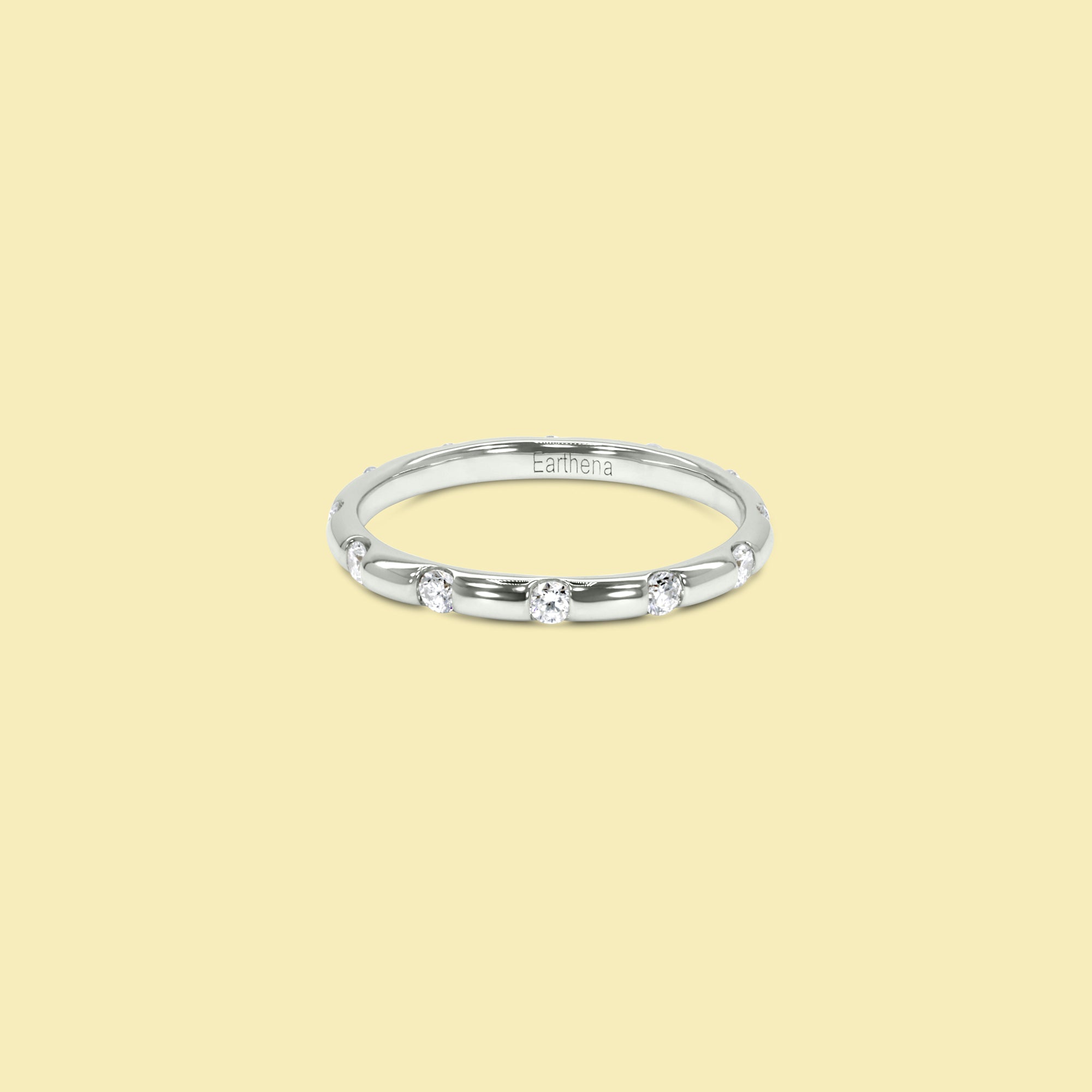 The Gia, Spaced Eternity Diamond Pinky Ring