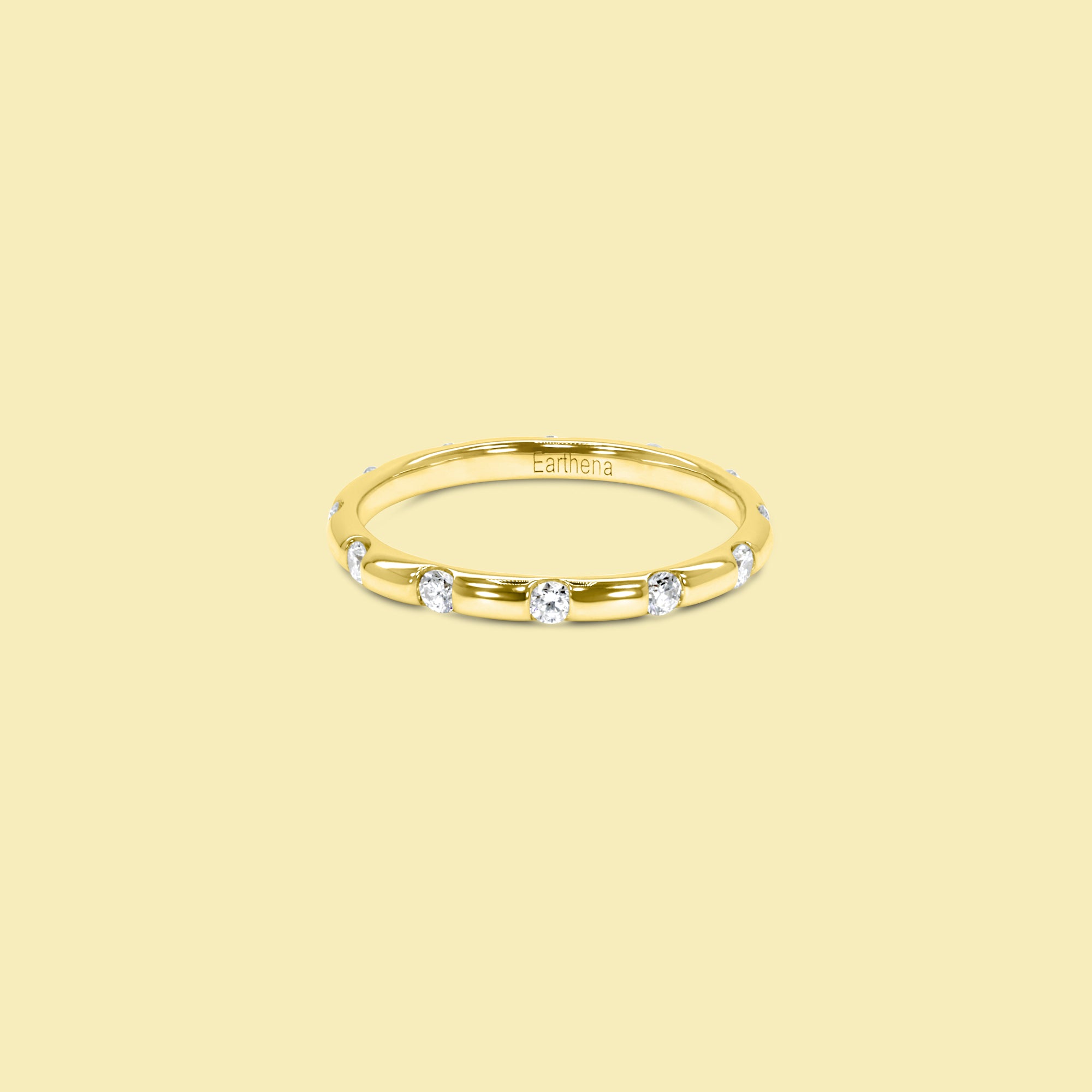 The Gia, Spaced Eternity Diamond Pinky Ring