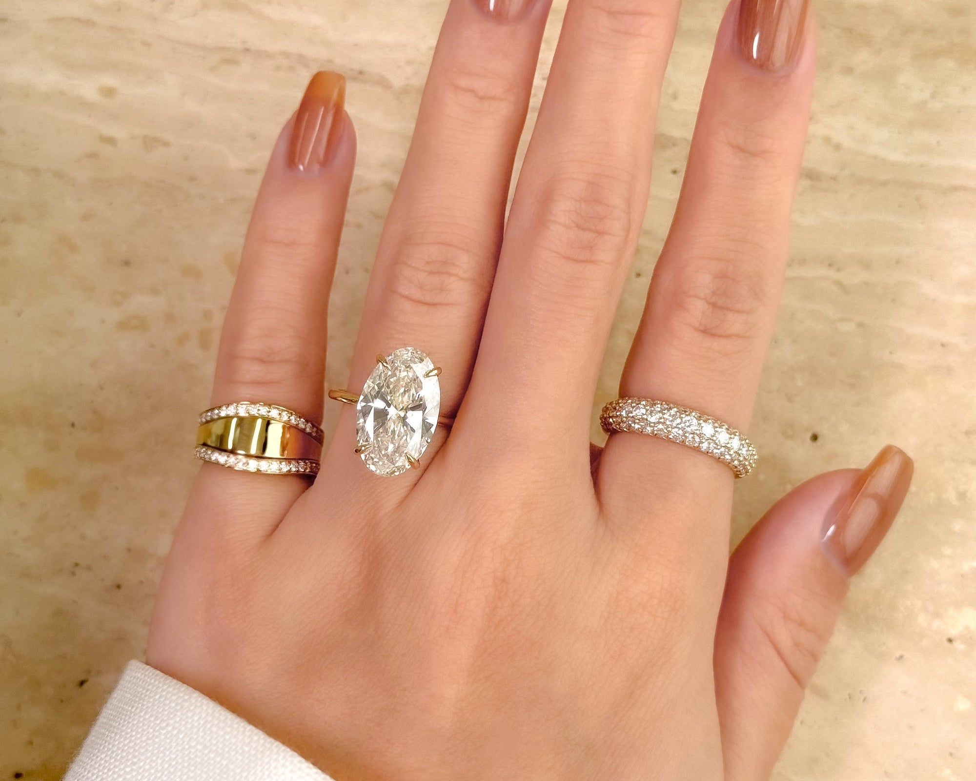 Ariela Hidden Halo Engagement Ring by Earthena Jewelry of Beverly HIlls.