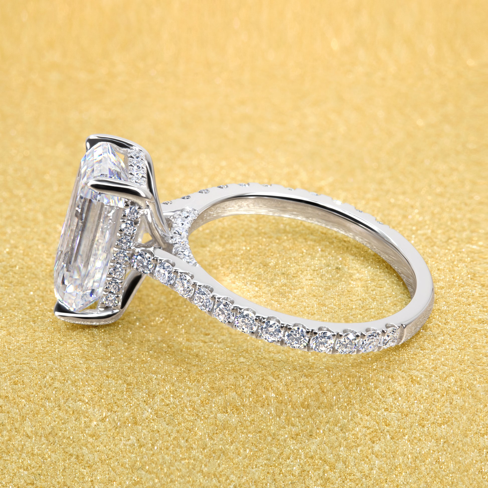 Handmade Jewelry AMAZE 14k 18k Solid Gold Couple Ring -  Israel
