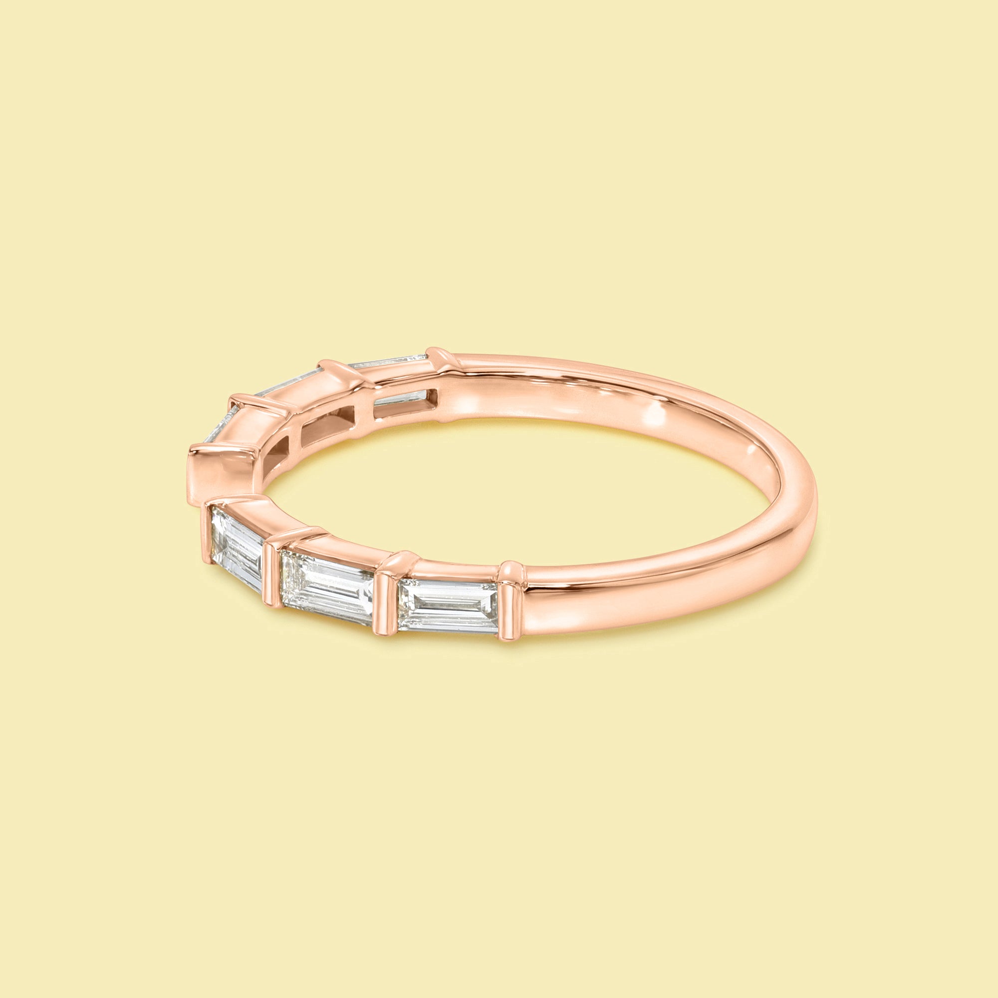 The Taylor, Open Diamond Cuff Band is handcrafted in 14K gold, 18K gold, or Platinum by Earthena Jewelry in Los Angeles